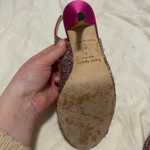 Kate spade glitter heels. - Picture 5 of 6